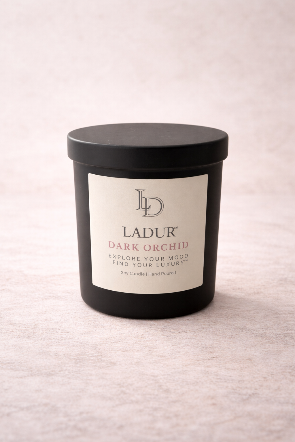Dark Orchid – Luxury Soy Candle, Net 08 oz | Wooden Wick | Sensual & Timeless Allure