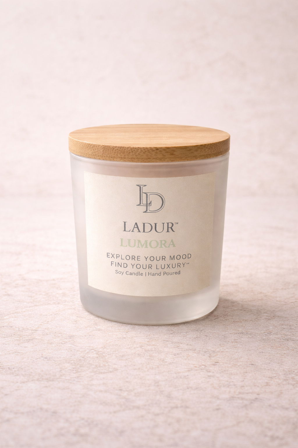 Lumora – Soy Candle, Net 08 oz | Wooden Wick | Fresh Pear & Elegant Soft Floral