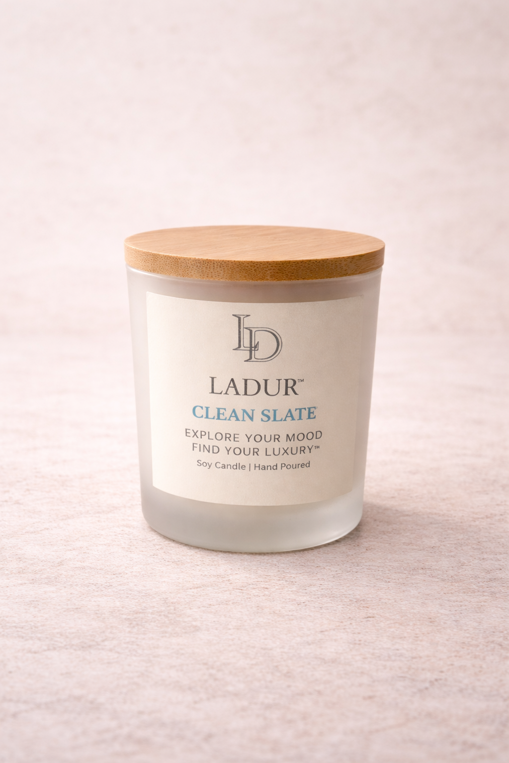 Clean Slate – Soy Candle, Net 08 oz  | wooden Wick | Fresh & Airy