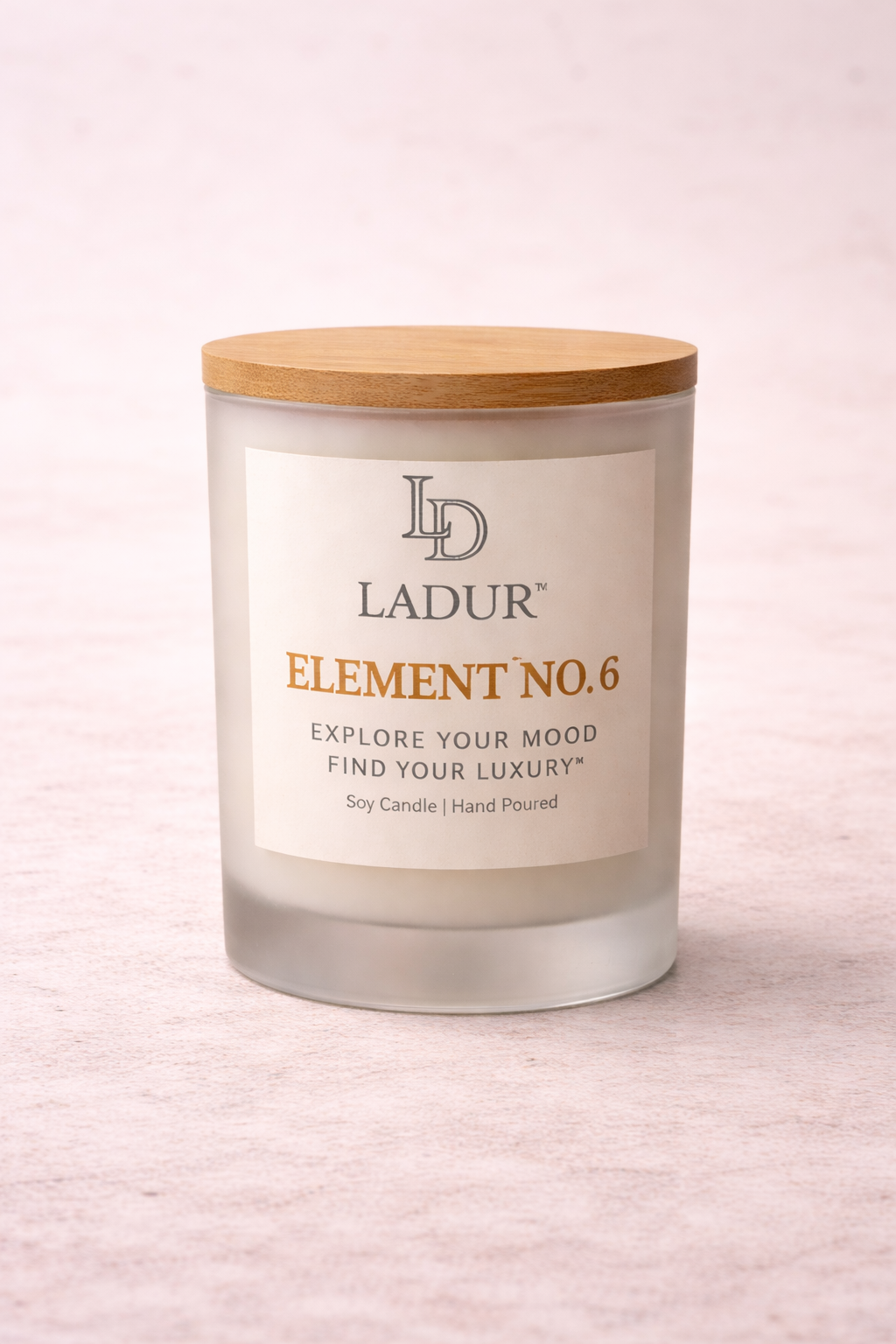 Element No. 6 – Luxury Soy Candle | Wooden Wick | 8 oz Net Wt